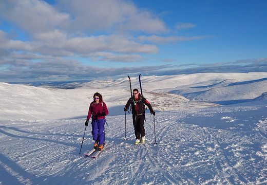 Skier with Hiker!