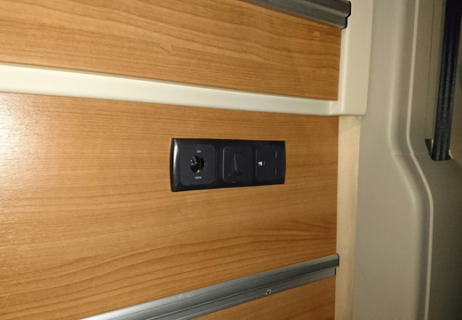 Extra 12V, 240V sockets and switch for inverter