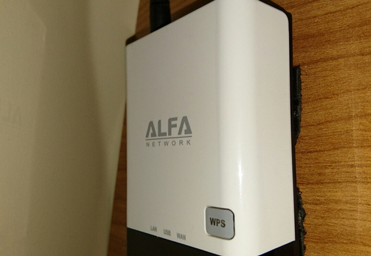 Alfa R36 WiFi Router/repeater (external antenna outside van permanently)