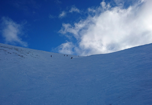 Looking up Goose Gully