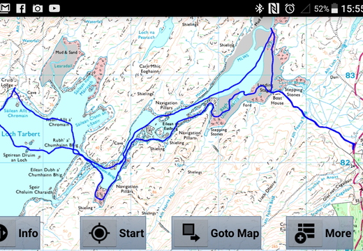 Boat trip (Packraft) out to Cruib Lodge Bothy on Loch Tarbert