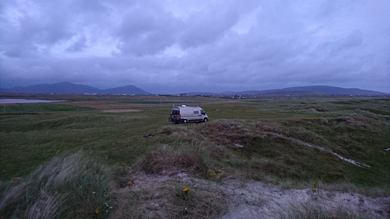 Parked up South Uist West Coast