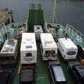 Boat to Lochboisdale (me on the left with all the solar)