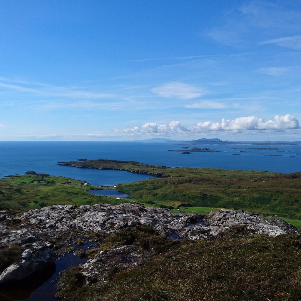 Climbed Roineabhal - Highest point south Harris (460M)