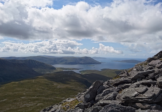 Went to Lewis, then 2 days later was back on Harris to climb Clisham (the highest point on the Outer Hebridees, and the only Corbett)