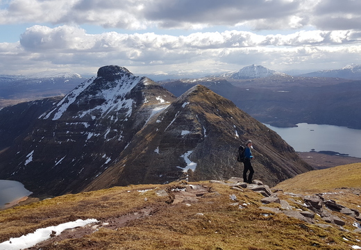Shaz, Quinag final summit behind