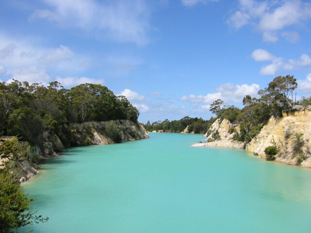 A lake near a place called Pioneer (Interesting Colour!!)