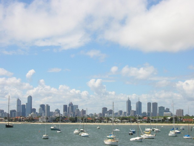 The city from the harbour