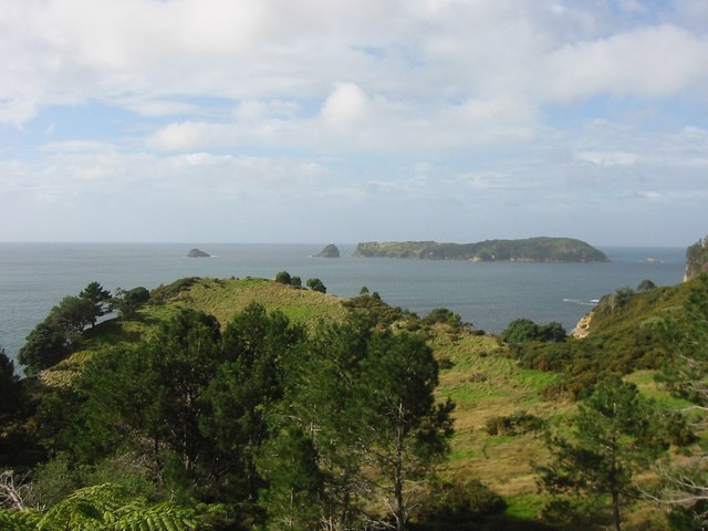 Coastal scenery on walk back to the car from Cathedral cove