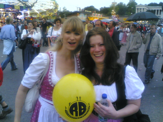 Bavarian chicks with balloon for competition entry [Jim]